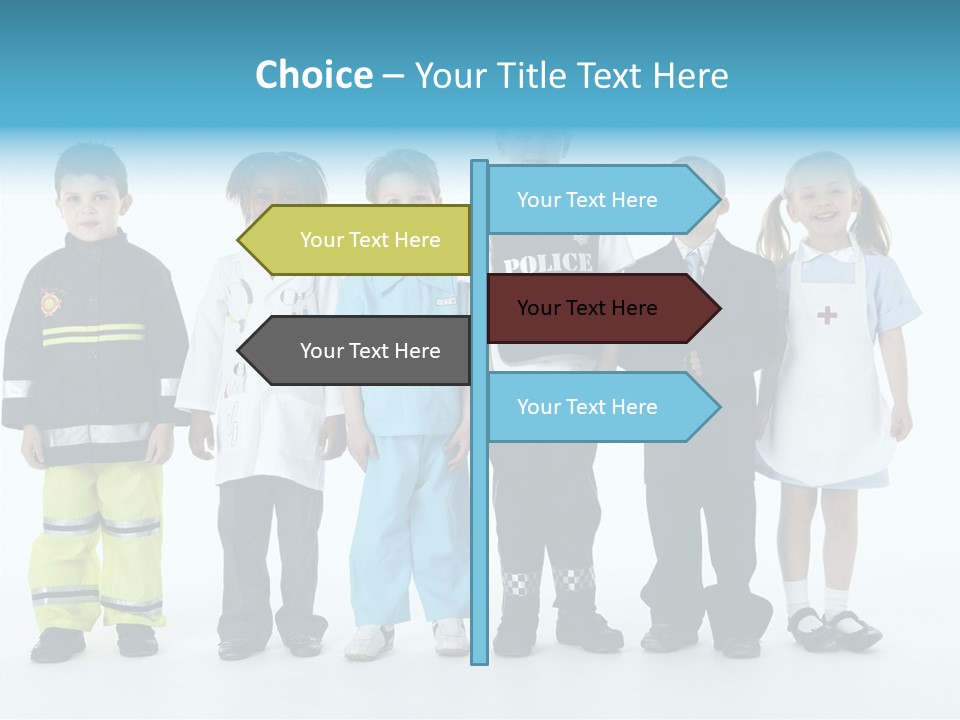 Dressed Up At Camera Business PowerPoint Template