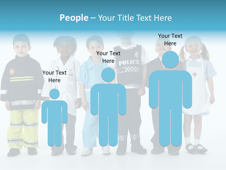 Dressed Up At Camera Business PowerPoint Template