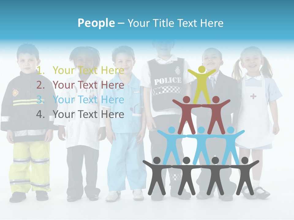 Dressed Up At Camera Business PowerPoint Template