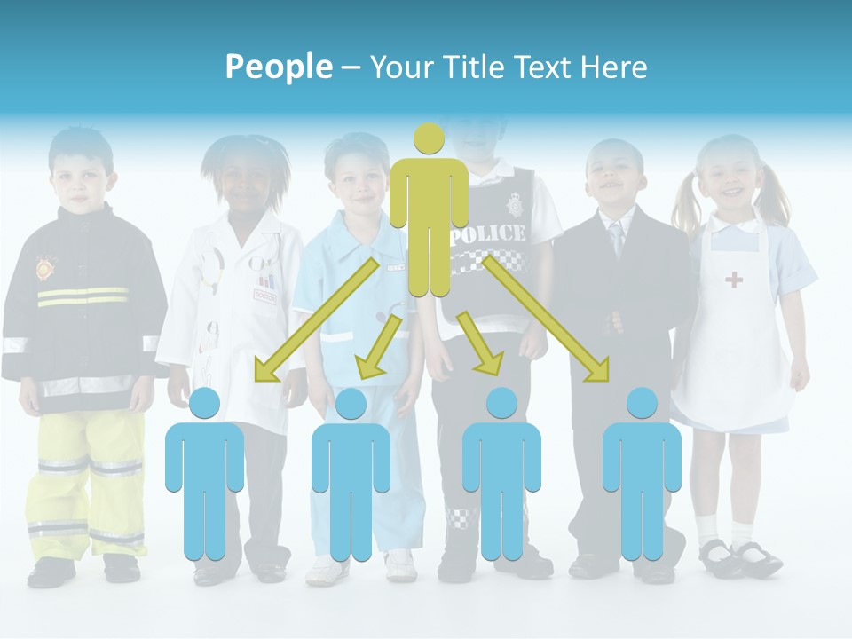 Dressed Up At Camera Business PowerPoint Template