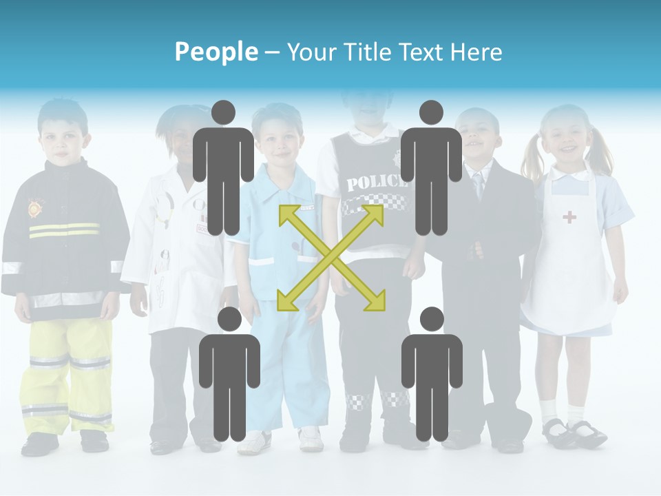 Dressed Up At Camera Business PowerPoint Template