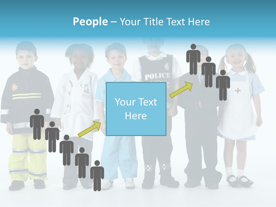 Dressed Up At Camera Business PowerPoint Template