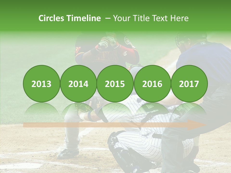 Pitcher Equipment Teamwork PowerPoint Template