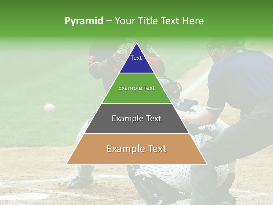 Pitcher Equipment Teamwork PowerPoint Template