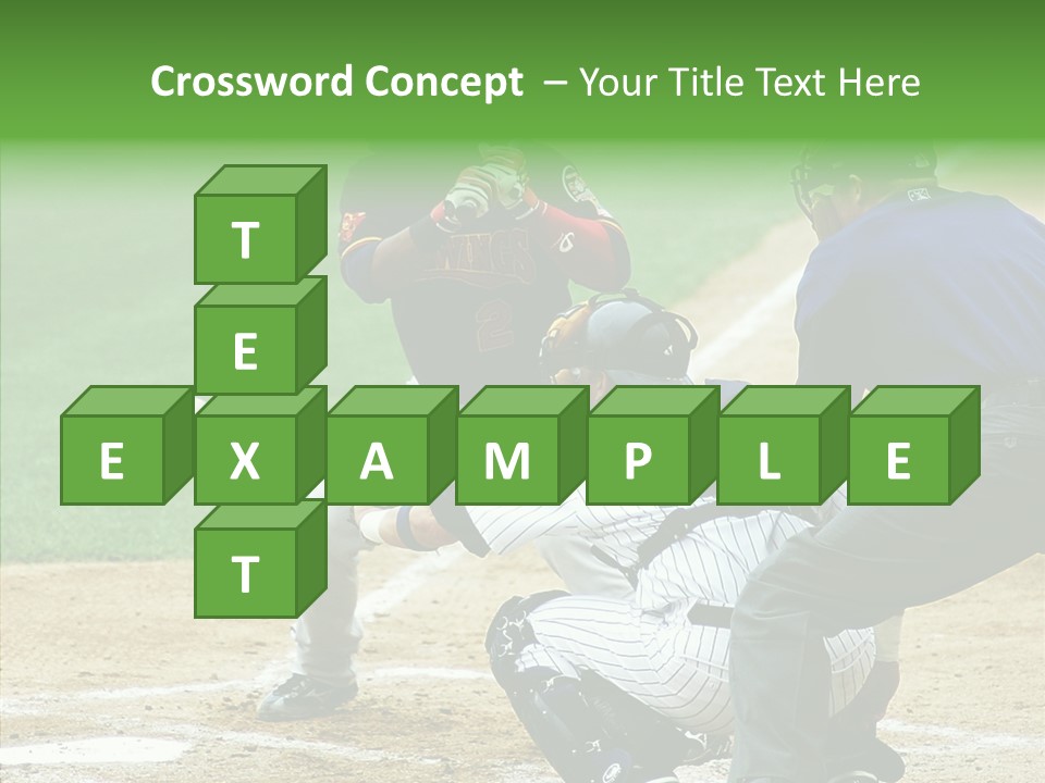Pitcher Equipment Teamwork PowerPoint Template