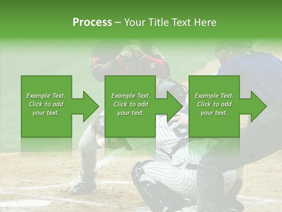 Pitcher Equipment Teamwork PowerPoint Template