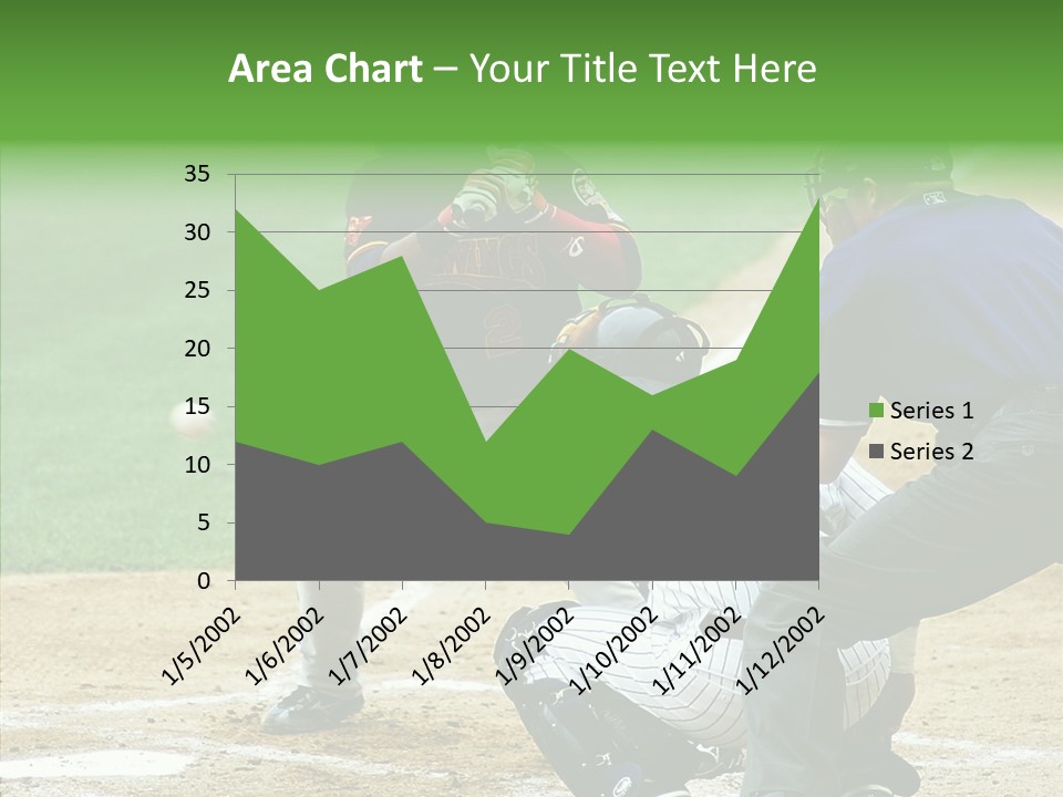 Pitcher Equipment Teamwork PowerPoint Template