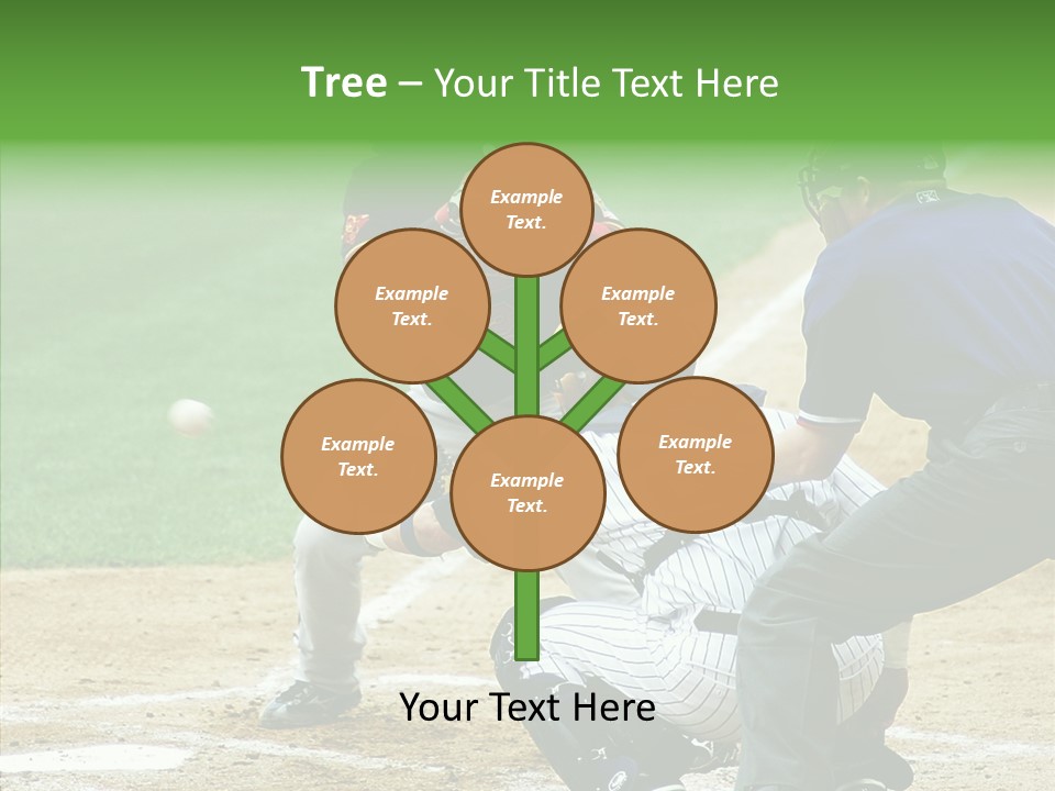 Pitcher Equipment Teamwork PowerPoint Template