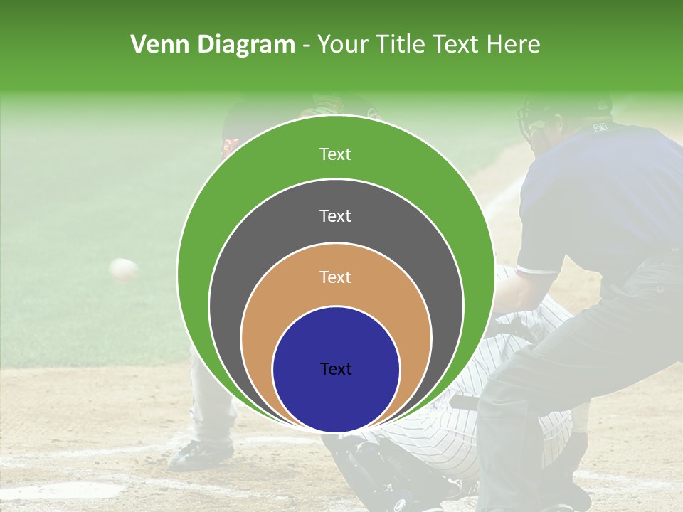 Pitcher Equipment Teamwork PowerPoint Template