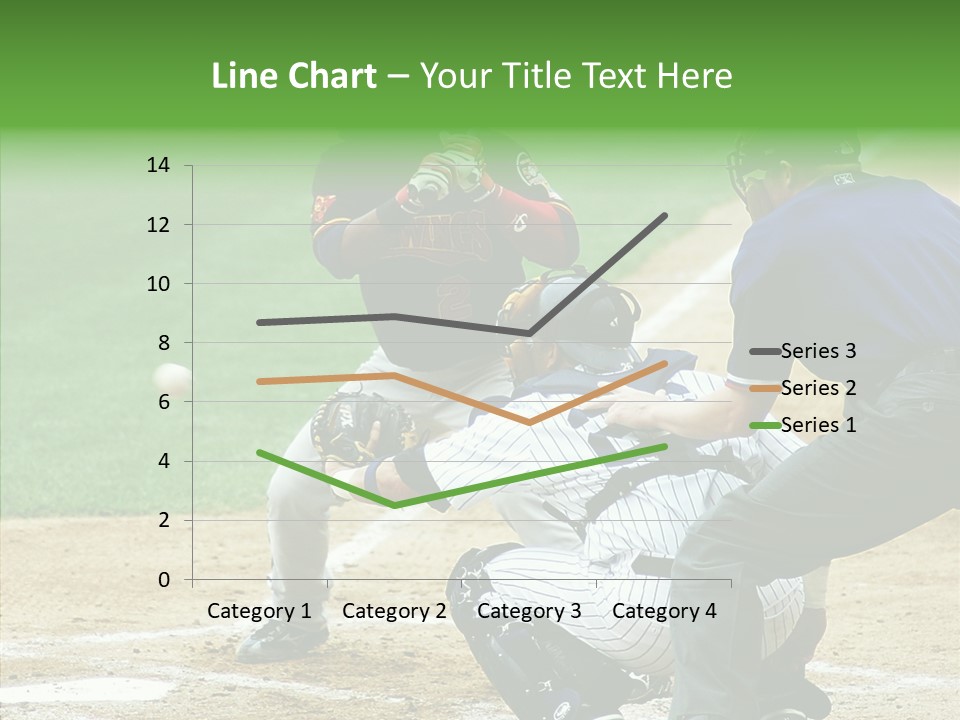Pitcher Equipment Teamwork PowerPoint Template