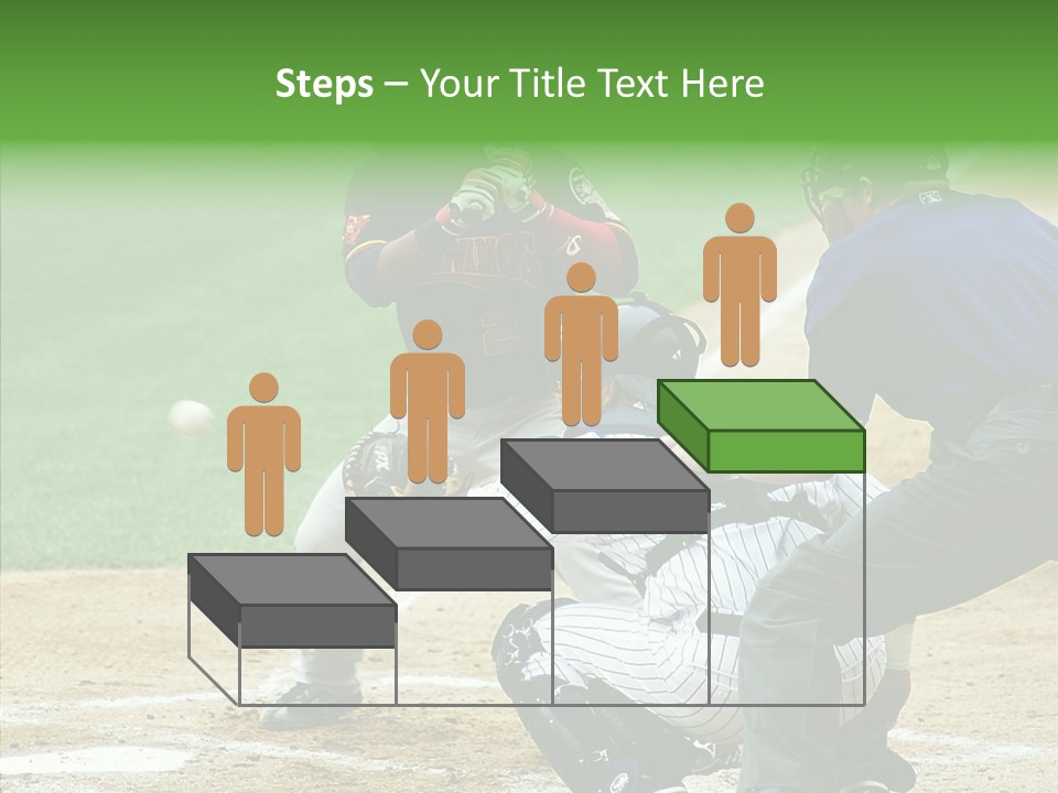 Pitcher Equipment Teamwork PowerPoint Template