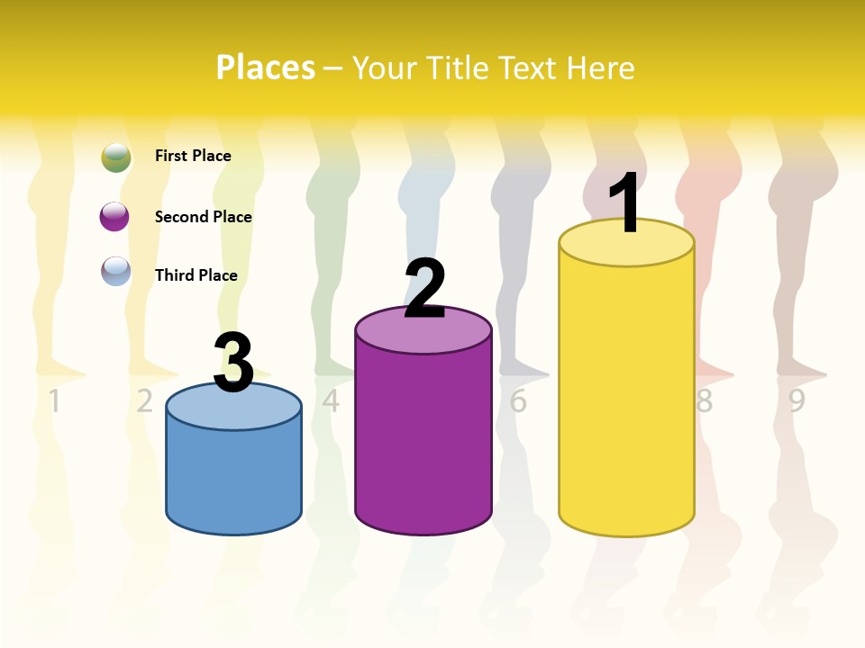 Silhouette Beautiful Figure PowerPoint Template