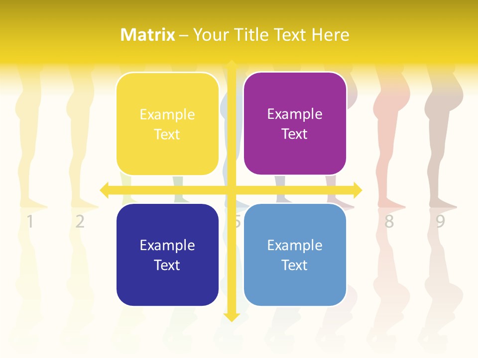 Silhouette Beautiful Figure PowerPoint Template