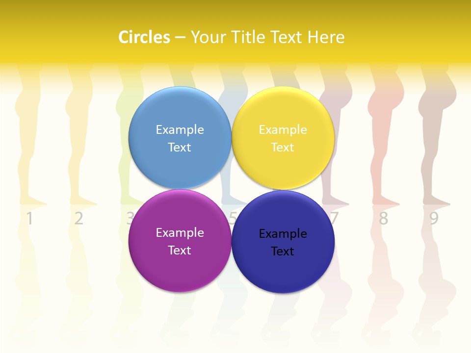 Silhouette Beautiful Figure PowerPoint Template