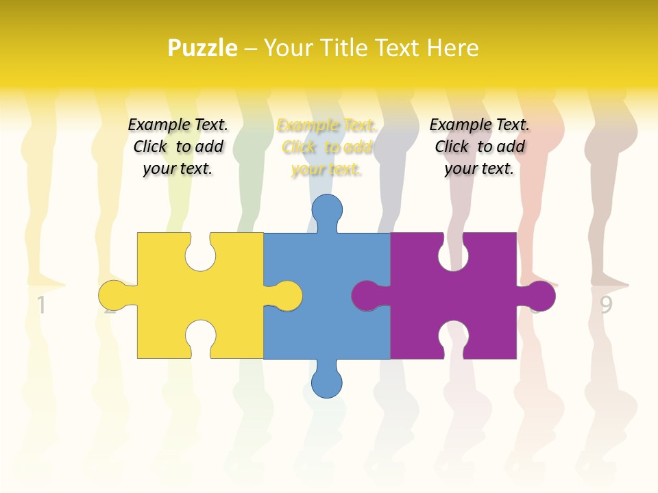 Silhouette Beautiful Figure PowerPoint Template