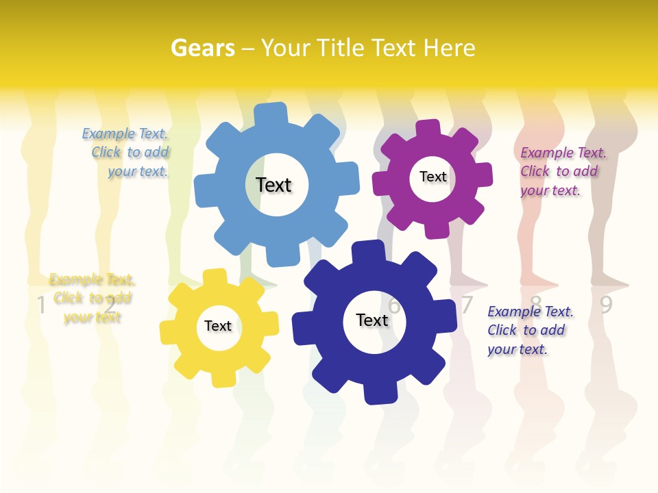 Silhouette Beautiful Figure PowerPoint Template