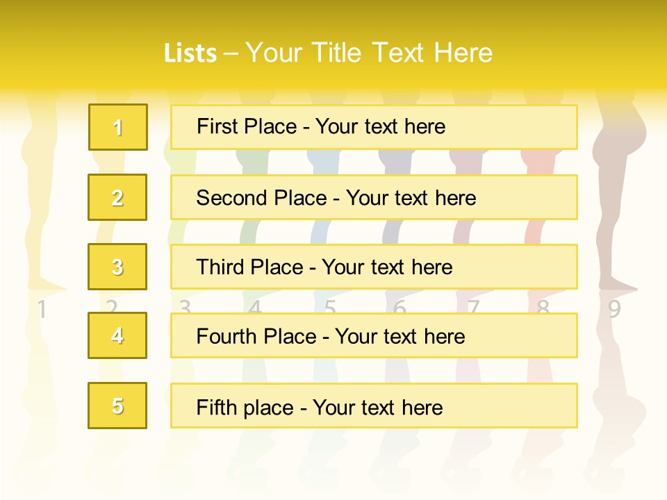 Silhouette Beautiful Figure PowerPoint Template