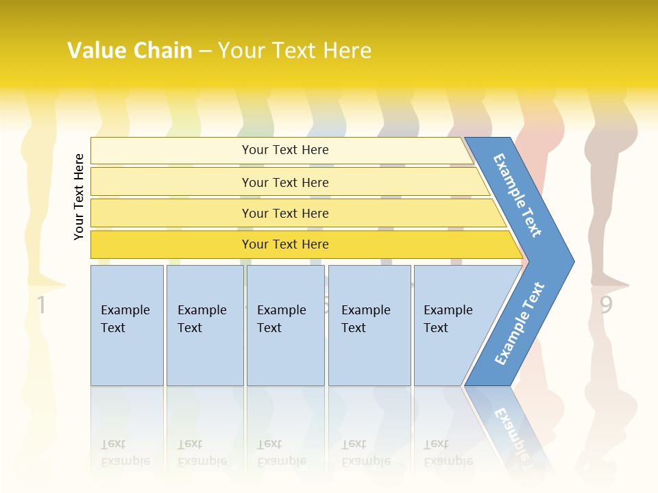Silhouette Beautiful Figure PowerPoint Template