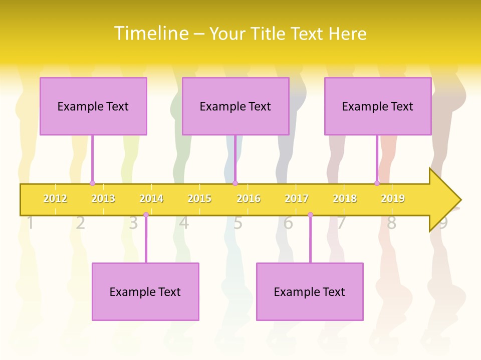 Silhouette Beautiful Figure PowerPoint Template