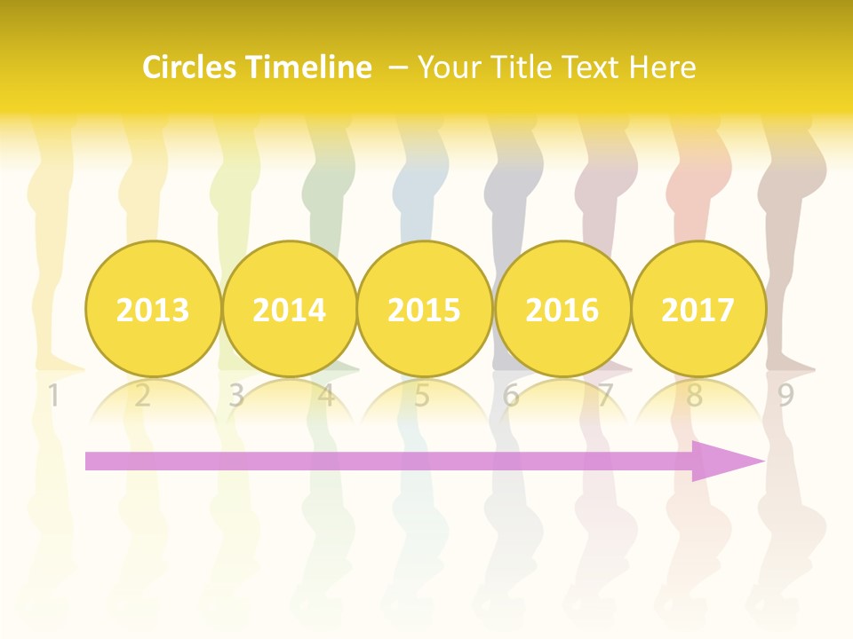 Silhouette Beautiful Figure PowerPoint Template