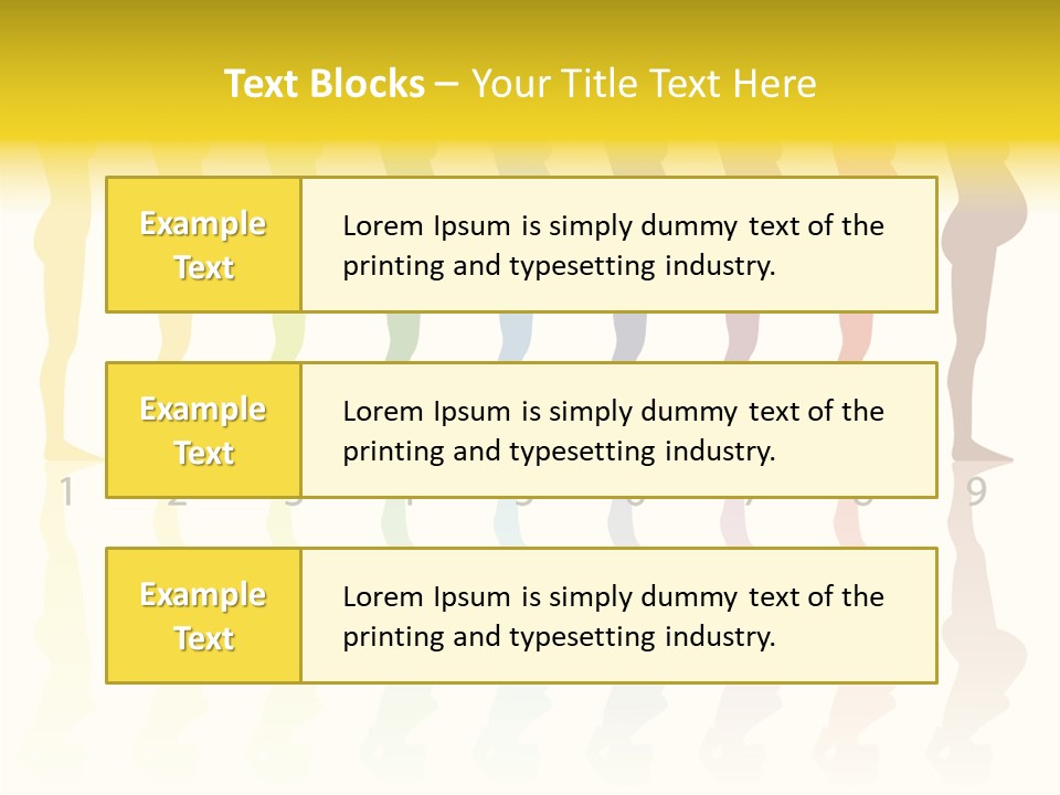 Silhouette Beautiful Figure PowerPoint Template