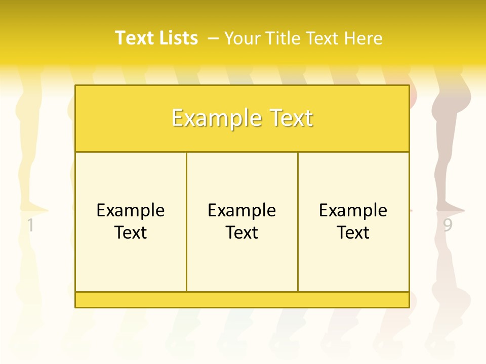 Silhouette Beautiful Figure PowerPoint Template