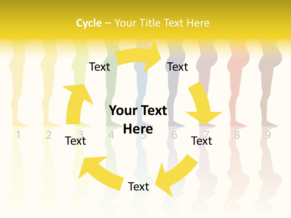 Silhouette Beautiful Figure PowerPoint Template