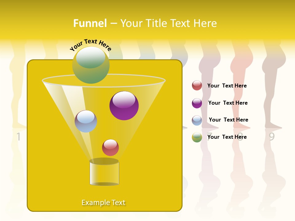 Silhouette Beautiful Figure PowerPoint Template