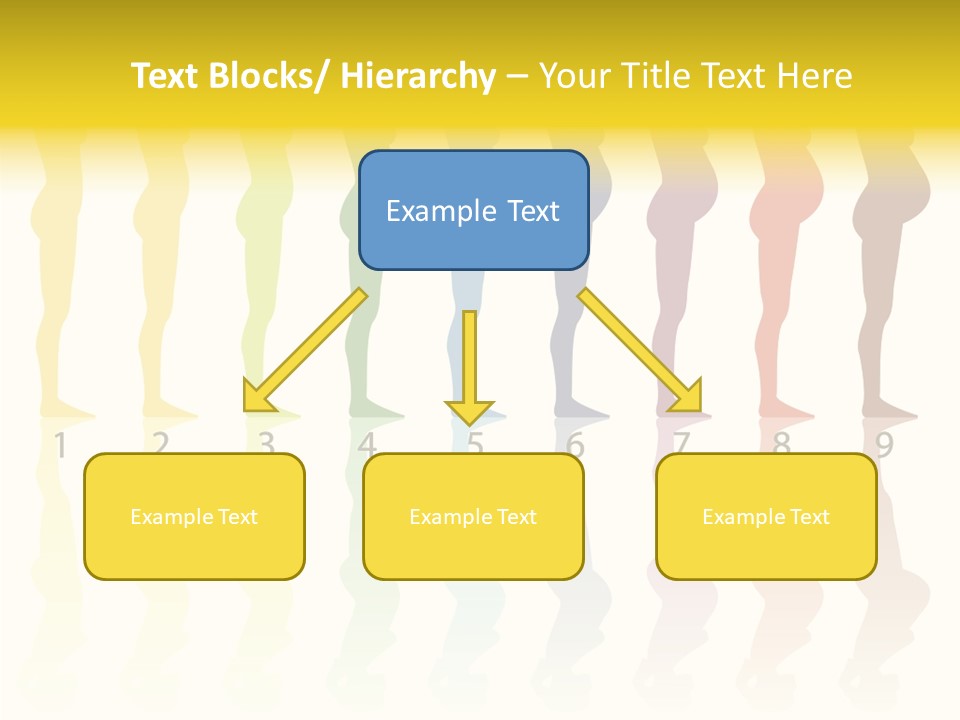 Silhouette Beautiful Figure PowerPoint Template