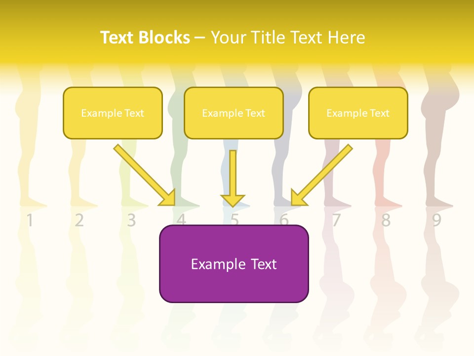Silhouette Beautiful Figure PowerPoint Template