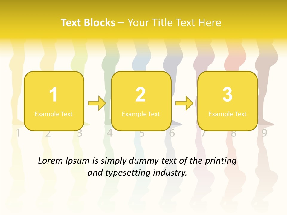 Silhouette Beautiful Figure PowerPoint Template