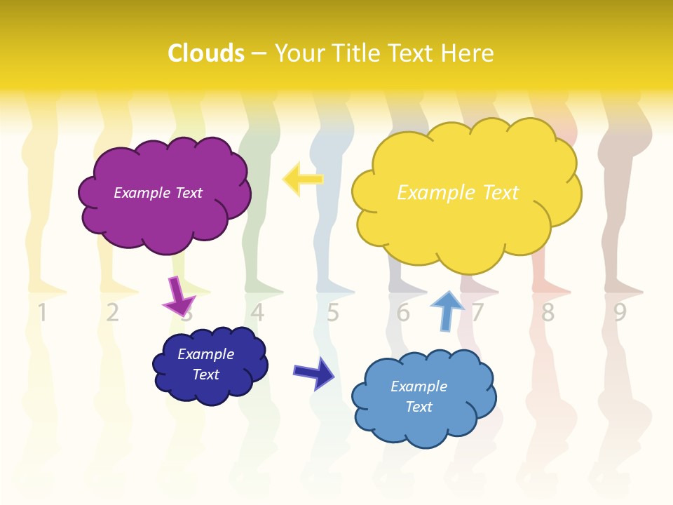 Silhouette Beautiful Figure PowerPoint Template