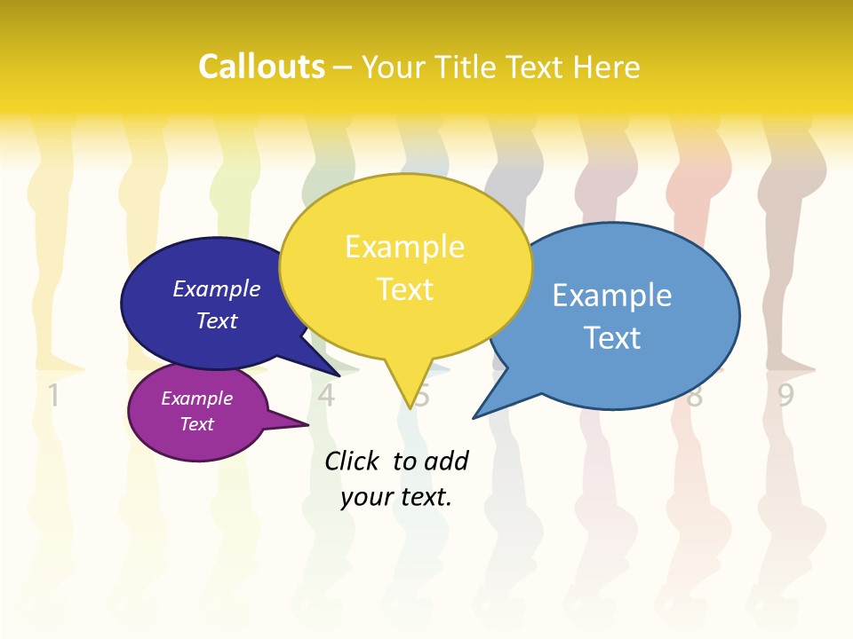 Silhouette Beautiful Figure PowerPoint Template