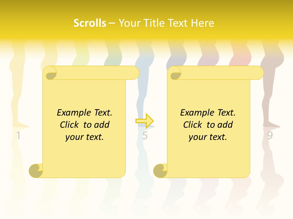 Silhouette Beautiful Figure PowerPoint Template