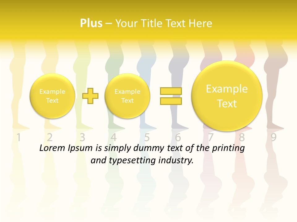 Silhouette Beautiful Figure PowerPoint Template