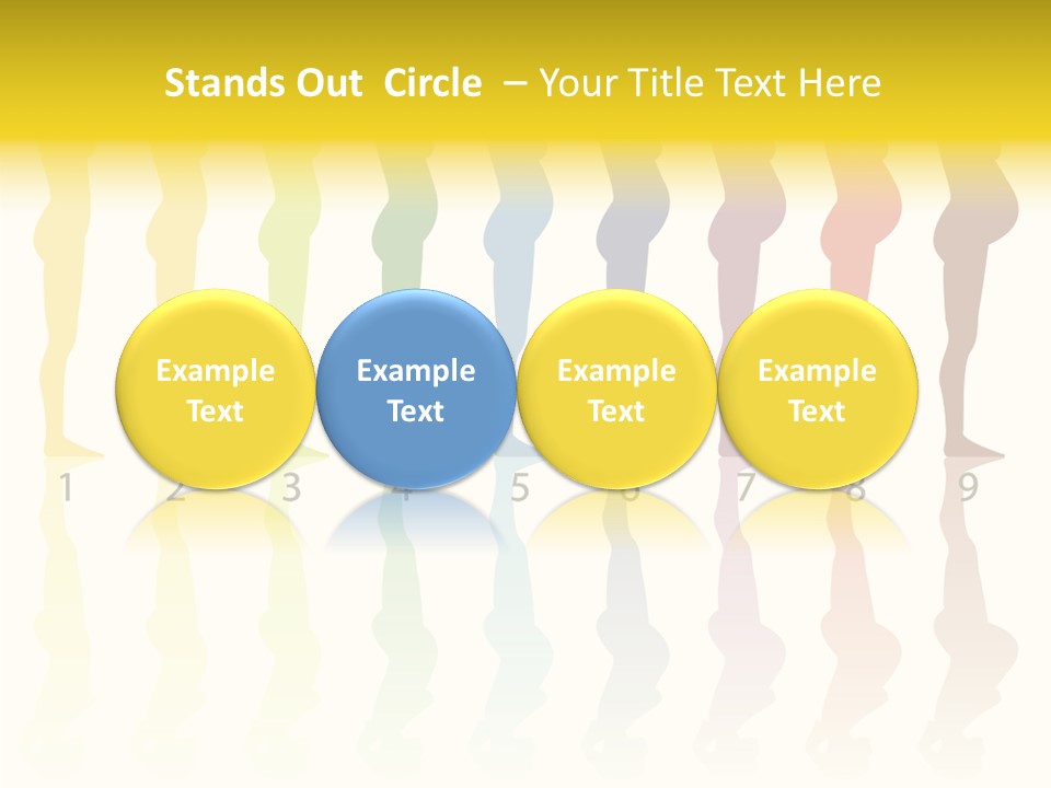 Silhouette Beautiful Figure PowerPoint Template