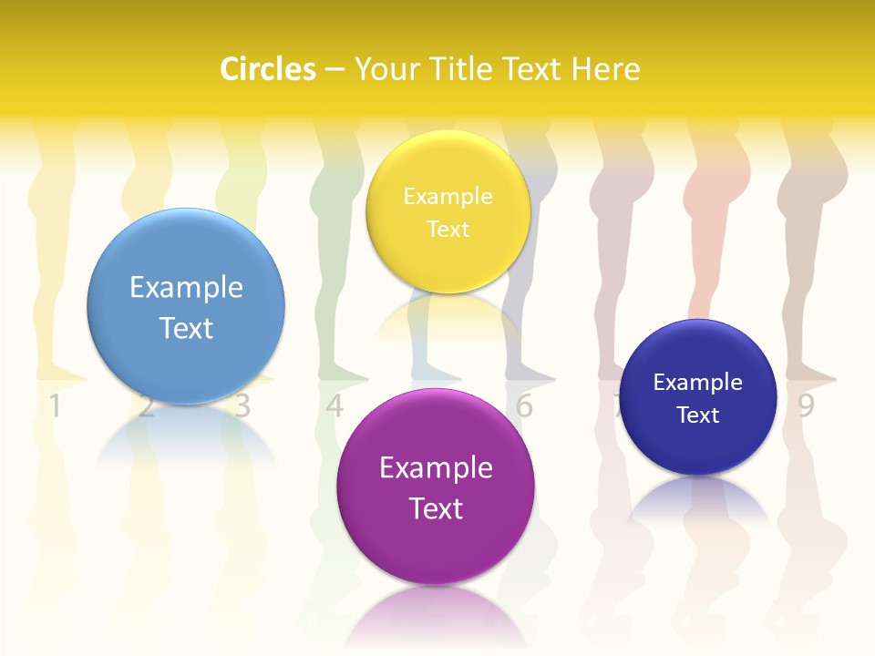 Silhouette Beautiful Figure PowerPoint Template