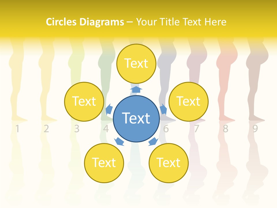 Silhouette Beautiful Figure PowerPoint Template