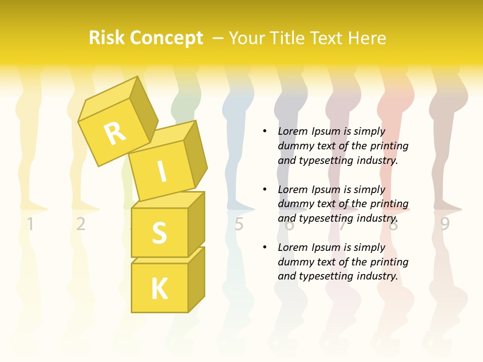 Silhouette Beautiful Figure PowerPoint Template