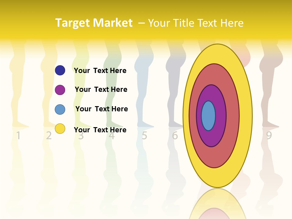 Silhouette Beautiful Figure PowerPoint Template