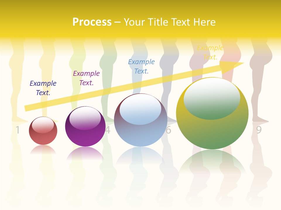 Silhouette Beautiful Figure PowerPoint Template