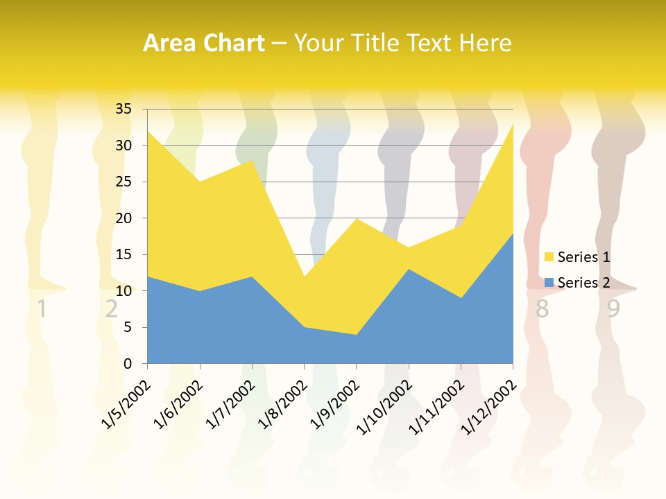 Silhouette Beautiful Figure PowerPoint Template