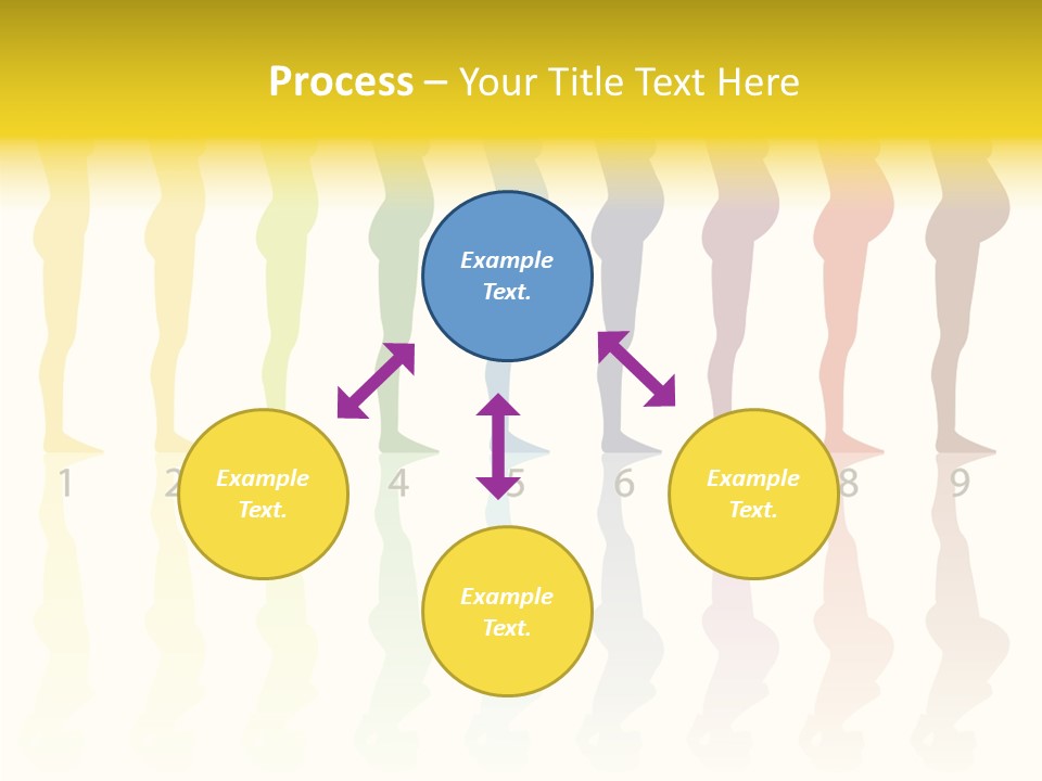 Silhouette Beautiful Figure PowerPoint Template