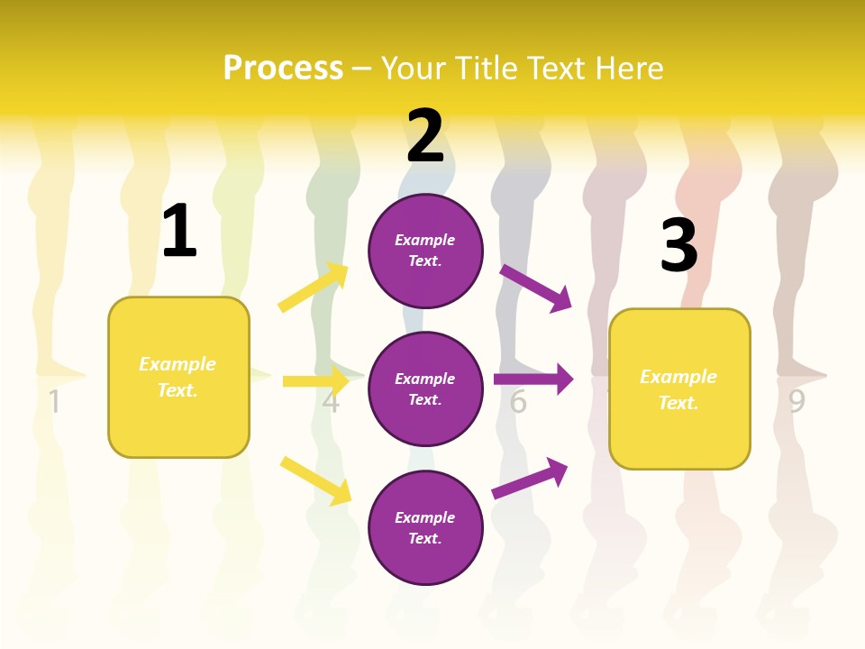 Silhouette Beautiful Figure PowerPoint Template