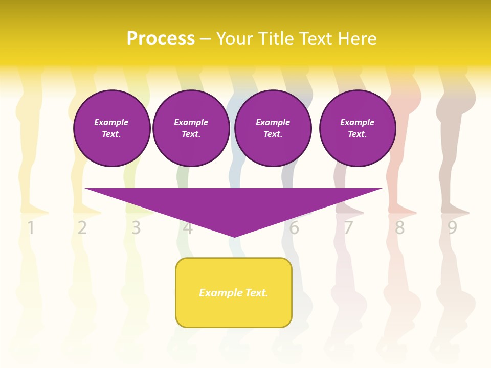 Silhouette Beautiful Figure PowerPoint Template
