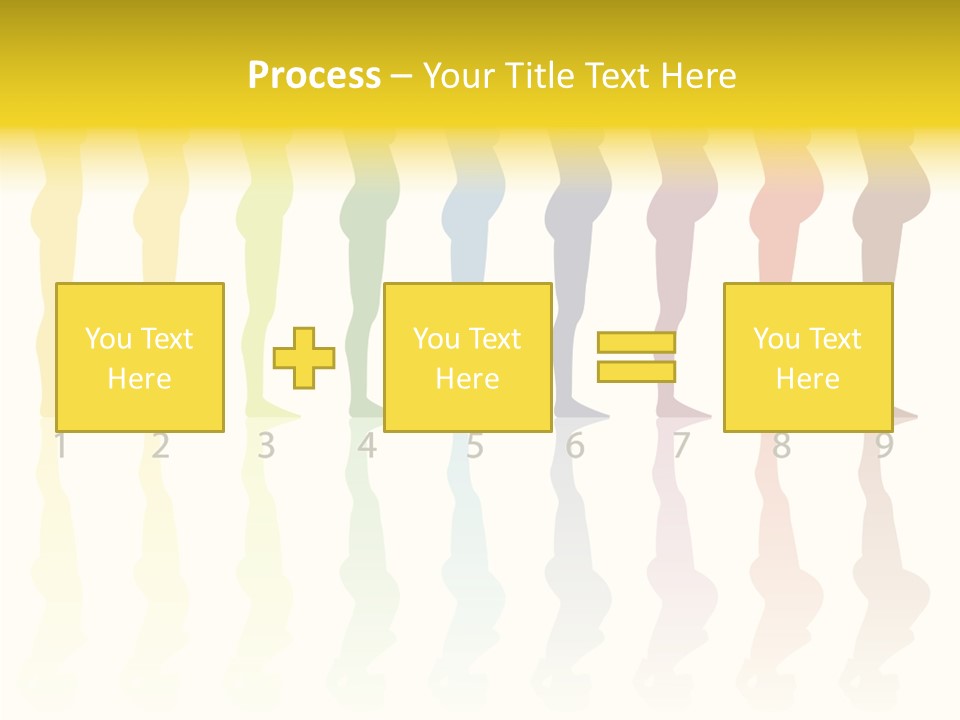 Silhouette Beautiful Figure PowerPoint Template