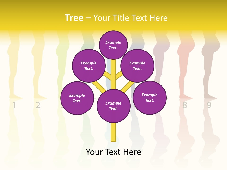 Silhouette Beautiful Figure PowerPoint Template