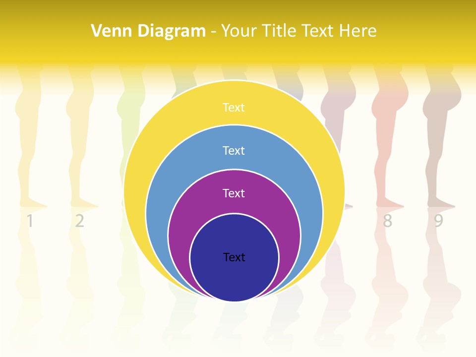 Silhouette Beautiful Figure PowerPoint Template