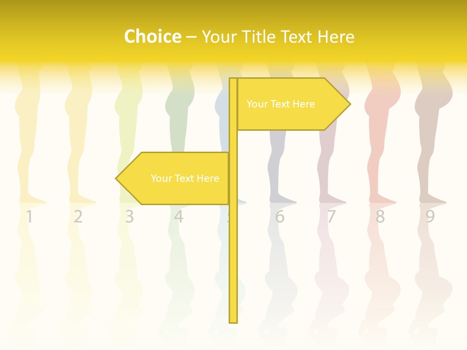 Silhouette Beautiful Figure PowerPoint Template