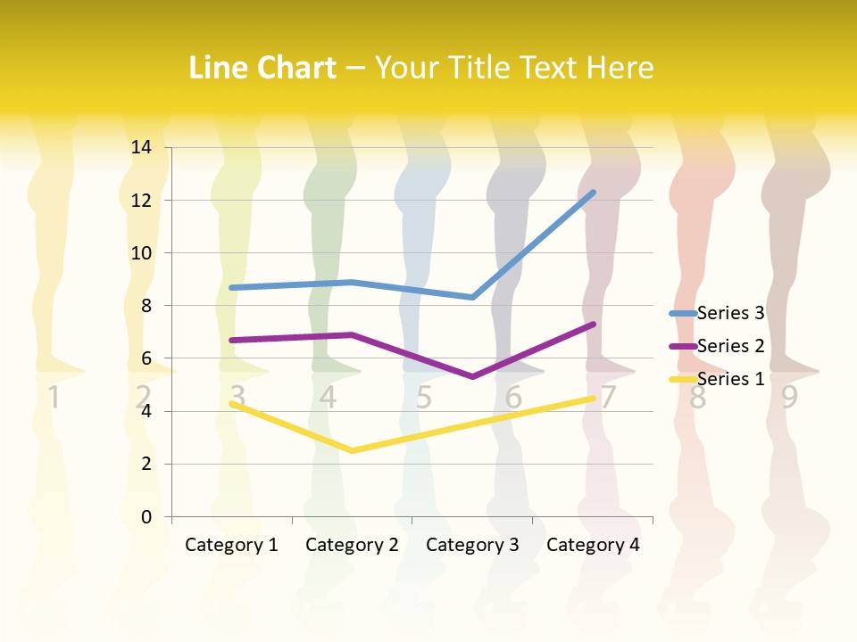 Silhouette Beautiful Figure PowerPoint Template